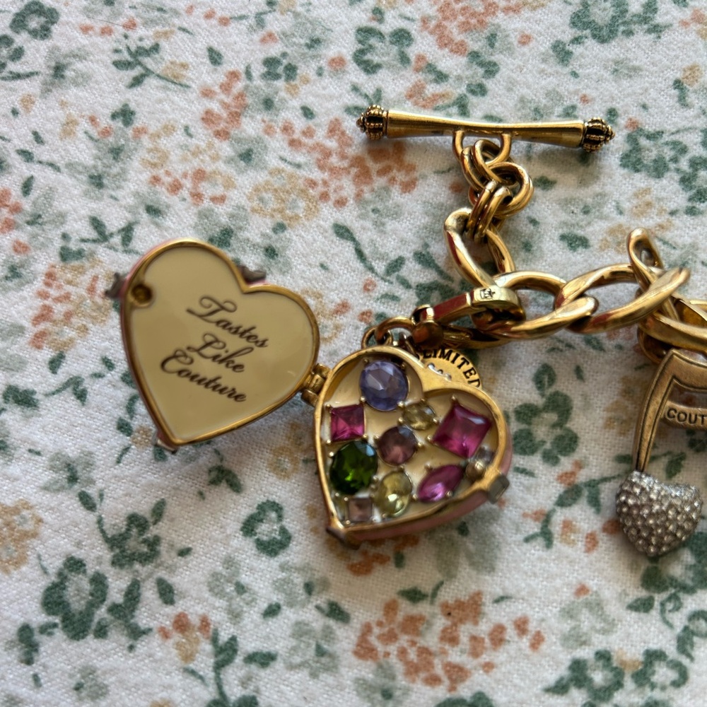 Y2K Juicy Couture charm bracelet with removable charms - Picture 10 of 14